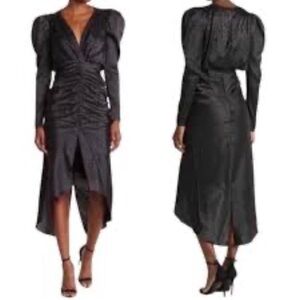 Ronny Kobo Astrid Dress – Black Leopard Jacquard – Size Medium‎ (NWT)